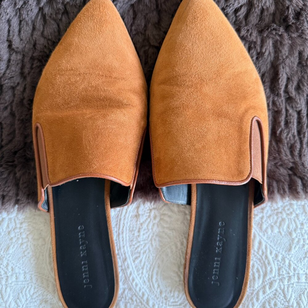 Jenni Kayne Suede Mules | Size 41 | Classic Slip-On Flats